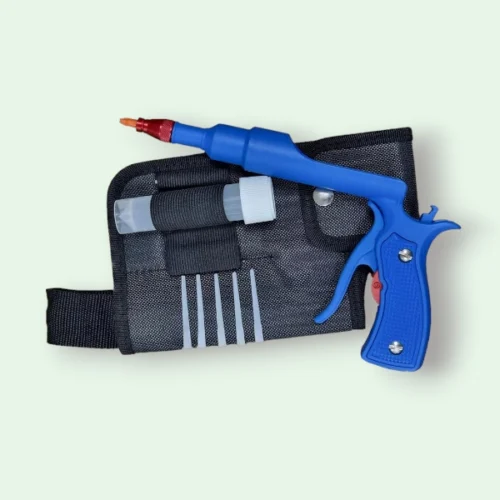 pistolet applicateur bleu bait gun